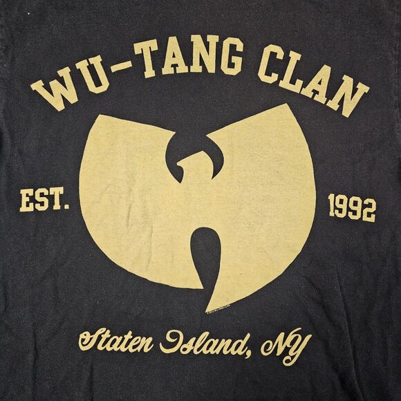 Wu-Tang Clan Tshirt Medium Black 2012 Cotton Faded Spencer Music Rap Band - Picture 2 of 10